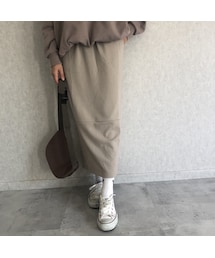 copine | 大人リラックスカジュアル！スウェットロングスカート(2color)【クリックポスト対象商品】(スカート)