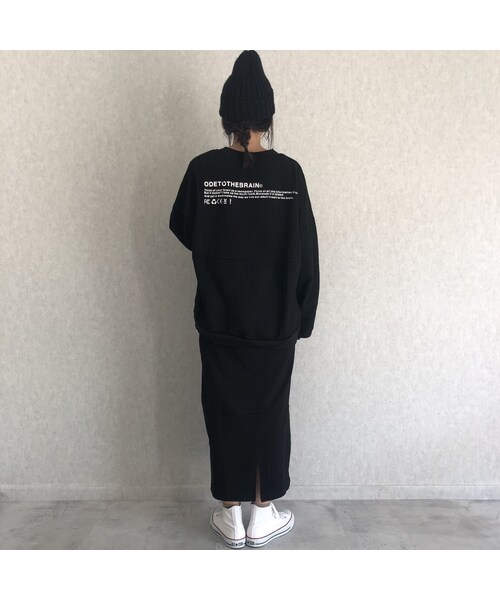 copine（コピン）の「大人リラックスカジュアル！スウェットロングスカート(2color)【クリックポスト対象商品】（スカート・レディース・その他）」の11枚目の写真