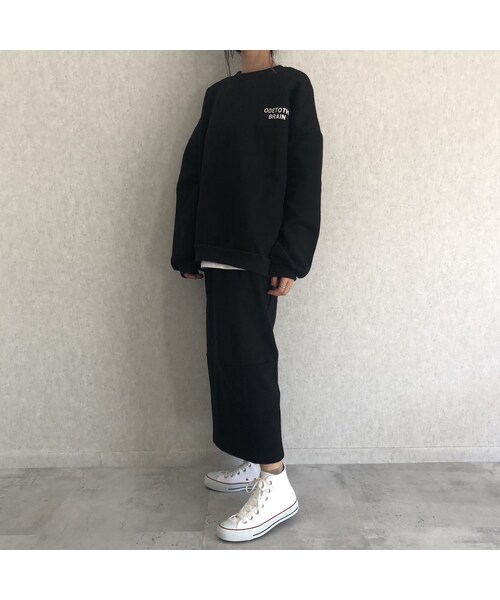 copine（コピン）の「大人リラックスカジュアル！スウェットロングスカート(2color)【クリックポスト対象商品】（スカート・レディース・その他）」の9枚目の写真