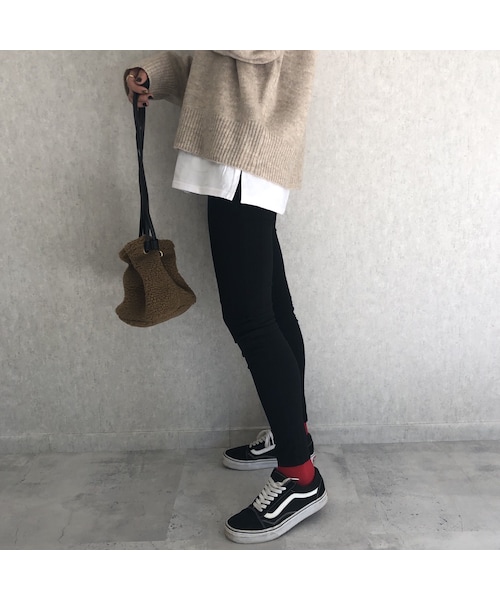 copine(コピン)の「12月6日再々入荷!着回し優秀item!簡単レイヤード風ハーフインナー【クリックポスト対象商品】(その他アンダーウェア/インナー・レディース・その他)」の5枚目の写真