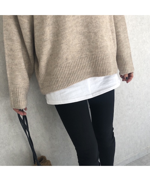 copine(コピン)の「12月6日再々入荷!着回し優秀item!簡単レイヤード風ハーフインナー【クリックポスト対象商品】(その他アンダーウェア/インナー・レディース・その他)」の6枚目の写真