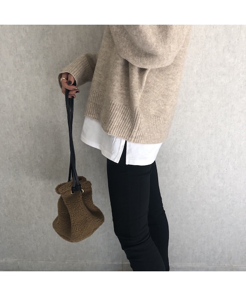 copine(コピン)の「12月6日再々入荷!着回し優秀item!簡単レイヤード風ハーフインナー【クリックポスト対象商品】(その他アンダーウェア/インナー・レディース・その他)」の7枚目の写真