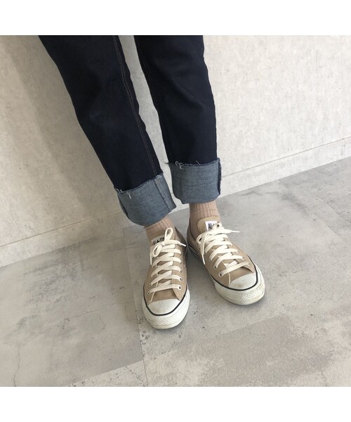 copine(コピン)の「楽な着心地ストレッチ!裾切りっぱなしデザインストレートデニム(2size)【クリックポスト対象商品】(デニムパンツ・レディース・その他)」の14枚目の写真