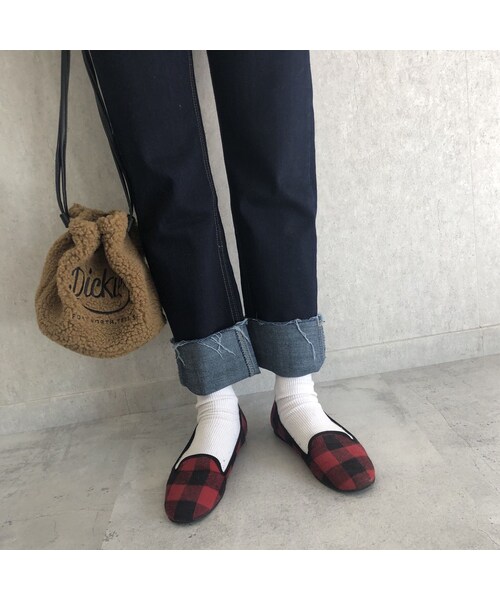 copine(コピン)の「楽な着心地ストレッチ!裾切りっぱなしデザインストレートデニム(2size)【クリックポスト対象商品】(デニムパンツ・レディース・その他)」の11枚目の写真