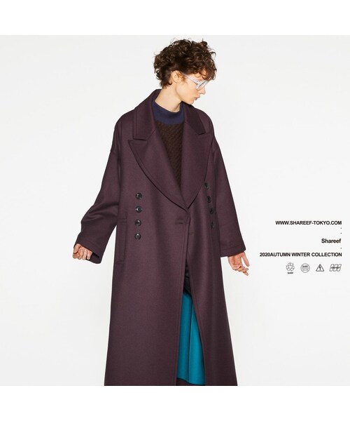 Rua　　シャリーフ　W FACE MELTON BIG COAT SHAREEF W FACE MELTON BIG COAT