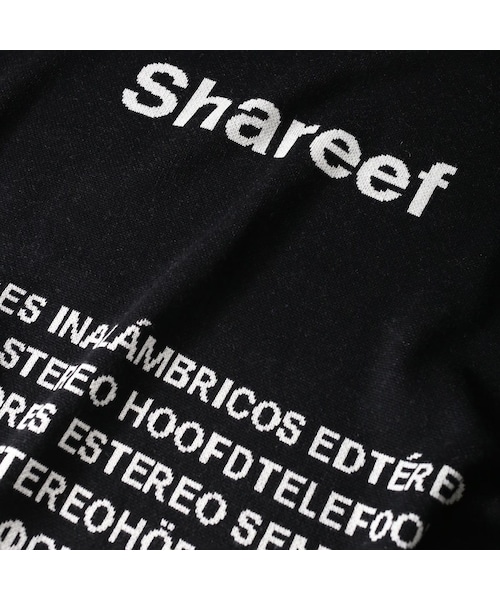 SHAREEF（シャリーフ）の「SHAREEF BIG LOGO STOLE(Black)（ストール  