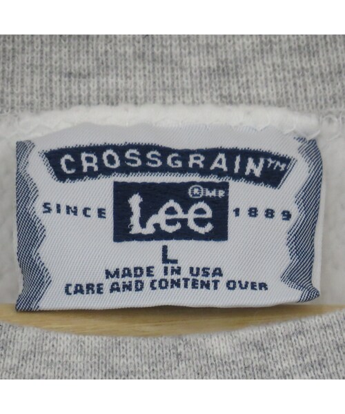 Lee（リー）の「【90'S CROSS GRAIN】sweat（gray）（スウェット 