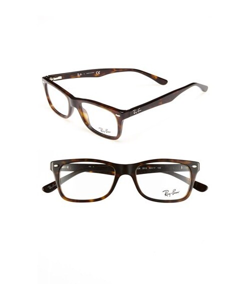 Ray-Ban（レイバン）の「Ray-Ban 50mm Optical Glasses (Online Exclusive)（メガネ・Dark Tortoise）」の2枚目の写真