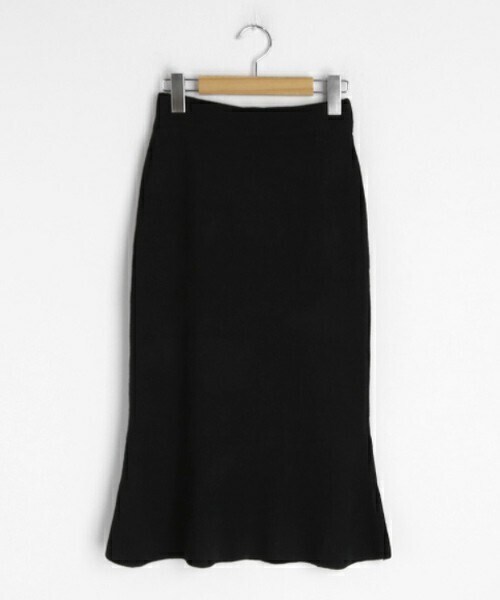 DHOLIC（ディーホリック）の「ニットマーメイドスカート（スカート・レディース・ブラウン/レッド/ブラック/ベージュ・FREE）」の2枚目の写真