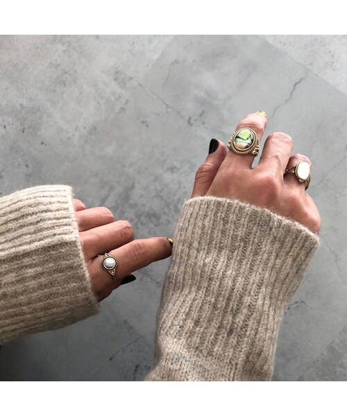 copine（コピン）の「12月6日再入荷！アンティーク調おしゃれリング ゴールド(3点SET)【クリックポスト対象商品】（リング・レディース・その他）」の10枚目の写真
