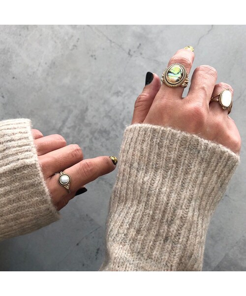 copine（コピン）の「12月6日再入荷！アンティーク調おしゃれリング ゴールド(3点SET)【クリックポスト対象商品】（リング・レディース・その他）」の11枚目の写真