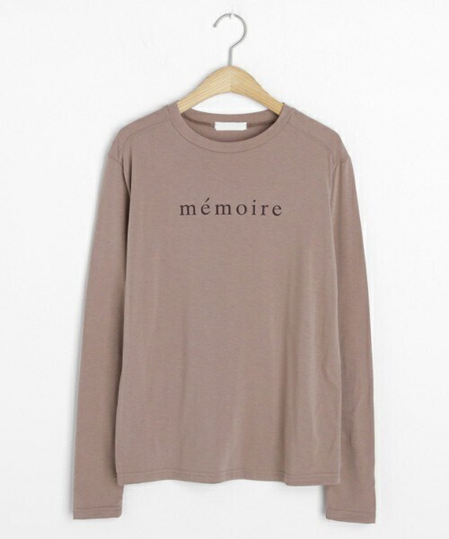 DHOLIC（ディーホリック）の「memorieラウンドTシャツ（Tシャツ/カットソー・レディース・ホワイト/ベージュ/ブラック/ブラウン・FREE）」の4枚目の写真