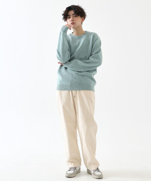 BOYSHE（ボーイシー）の「プレミアムラム クルーネックニット　ミント（ニット/セーター・レディース・その他）」の5枚目の写真