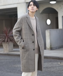 BOYSHE | ウール90% チェックチェスターコート(チェスターコート)