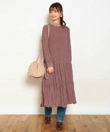 Crisp | ワッシャーティアードワンピース[c2k2799b](ワンピース)