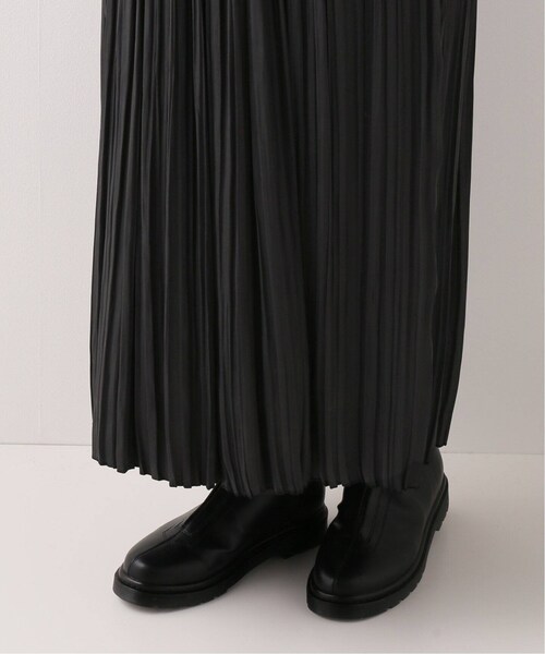 B.C STOCK（ベーセーストック）の「カッセンサテンプリーツスカート（スカート・ブラック/フリー/在庫あり）」の20枚目の写真