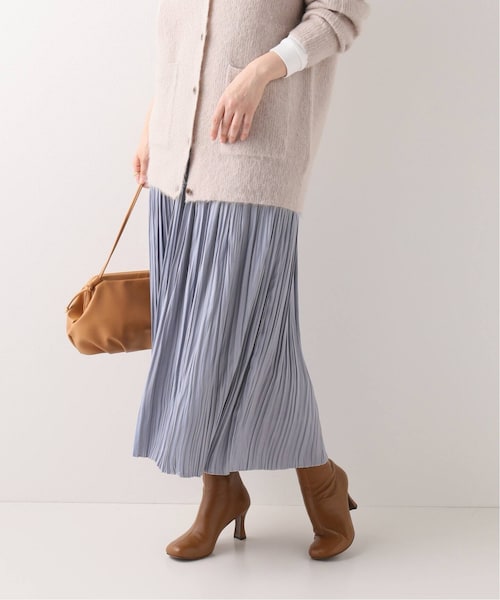 B.C STOCK（ベーセーストック）の「カッセンサテンプリーツスカート（スカート・ブラック/フリー/在庫あり）」の12枚目の写真