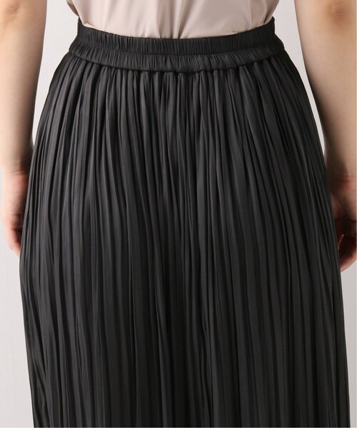 B.C STOCK（ベーセーストック）の「カッセンサテンプリーツスカート（スカート・ブラック/フリー/在庫あり）」の19枚目の写真