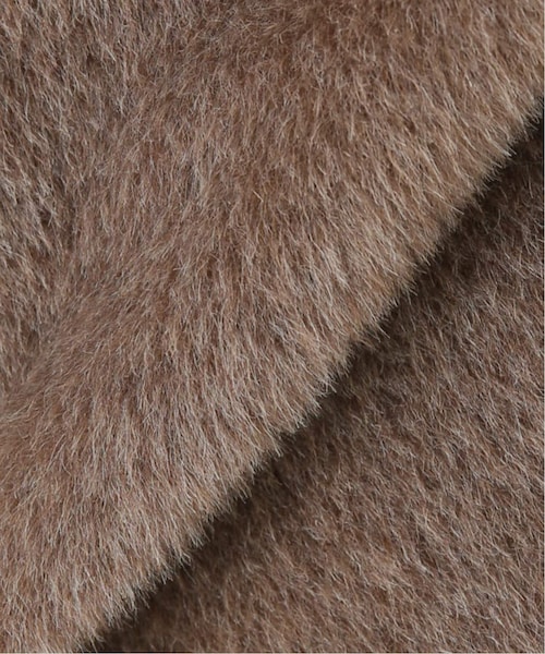 【極美品♪】 LOEFFロエフ アルパカウール ロングベスト ジレ シャギー 美品♪】 LOEFFロエフ アルパカウール ロングベスト ジレ シャギー