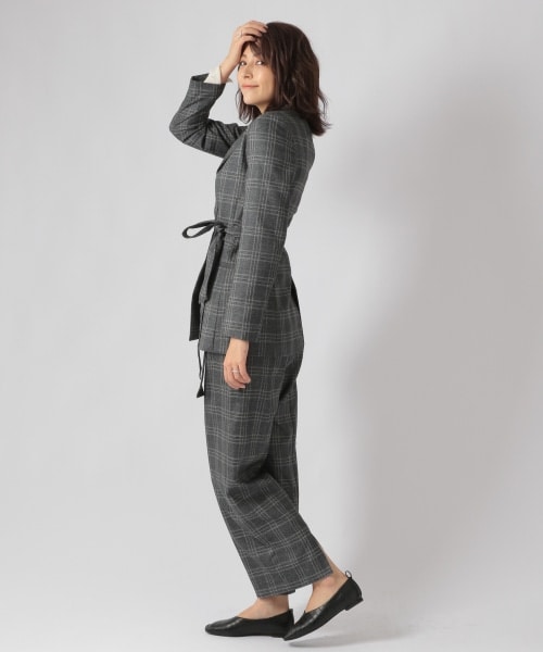 Ezick（エジック）の「チェックジャケット（ジャケット/アウター・ブラック/ブルー）」の12枚目の写真