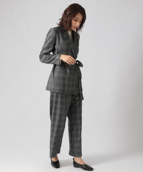 Ezick（エジック）の「チェックジャケット（ジャケット/アウター・ブラック/ブルー）」の11枚目の写真