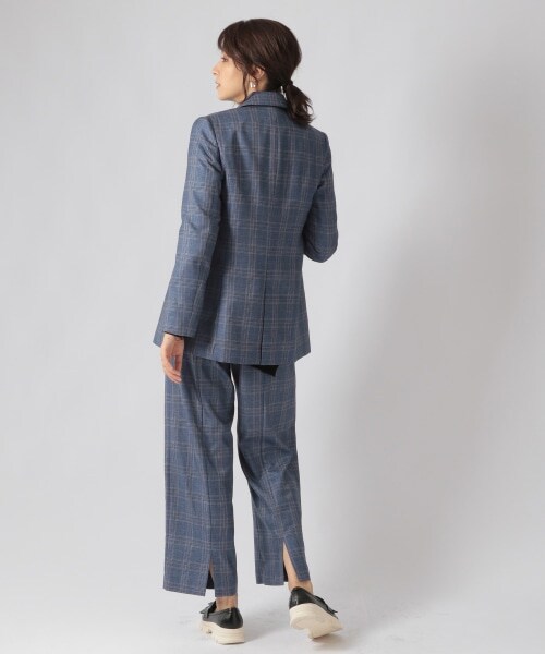 Ezick（エジック）の「チェックジャケット（ジャケット/アウター・ブラック/ブルー）」の15枚目の写真