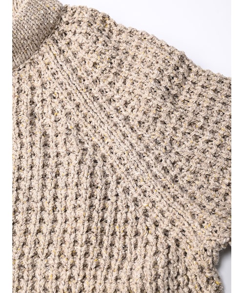 45R（フォーティーファイブアール）| ワッフルウール紡のビッグセーター 45R（フォーティファイブアール）の「ワッフルウール紡のビッグ