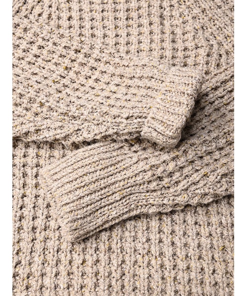 45R（フォーティーファイブアール）| ワッフルウール紡のビッグセーター 45R（フォーティファイブアール）の「ワッフルウール紡のビッグ