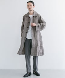 saby LINEN TYPE01 COAT リネンコート ブラック saby LINEN TYPE01 COAT リネンコート ブラック 公式 ストア