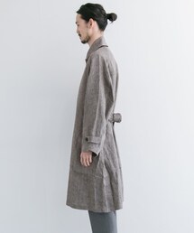 saby LINEN TYPE01 COAT リネンコート ブラック LINEN TYPE01 COAT (20S09-1-601) | saby / ジャケット (MEN