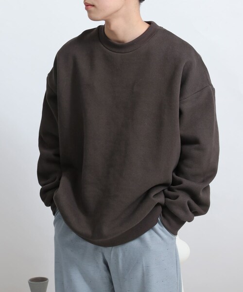 SENSE OF PLACE by URBAN RESEARCH（センスオブプレイスバイアーバンリサーチ）の「ヘビーウエイトスウェットシャツ（その他・メンズ・MINT/BLUE/CHARCOAL/IVORY・M/L）」の2枚目の写真