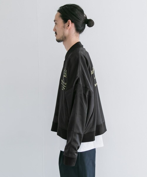 SATIN TRACK JACKET /willy chavarria