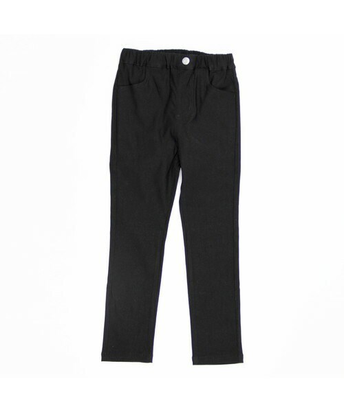 T>>2（ティーツー）の「スキニーパンツ（その他パンツ・キッズ・01.ベージュ/02.マスタード/03.ピンク/04.ブルー/05.ネイビー/06.カーキ/07.ブラック・80-150）」の2枚目の写真