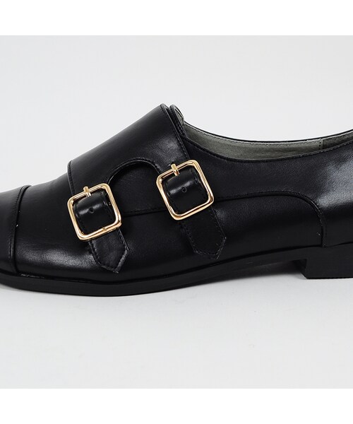 ORiental TRaffic（オリエンタルトラフィック）の「モンクストラップシューズ（シューズ・レディース・ベージュ/ブラック・34/35/36/37/38/39/40/41/42）」の8枚目の写真