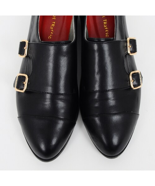 ORiental TRaffic（オリエンタルトラフィック）の「モンクストラップシューズ（シューズ・レディース・ベージュ/ブラック・34/35/36/37/38/39/40/41/42）」の6枚目の写真