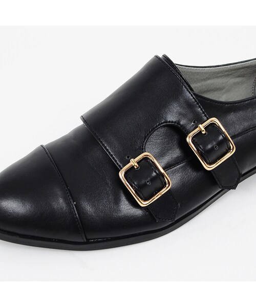 ORiental TRaffic（オリエンタルトラフィック）の「モンクストラップシューズ（シューズ・レディース・ベージュ/ブラック・34/35/36/37/38/39/40/41/42）」の7枚目の写真