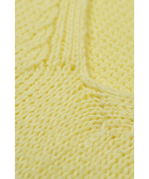 ORENDA（オレンダ）の「很好搭的鏤空垂墜感針織罩衫（トップス・レディース・粉橘/黃/藍/水藍/黑・F）」の14枚目の写真