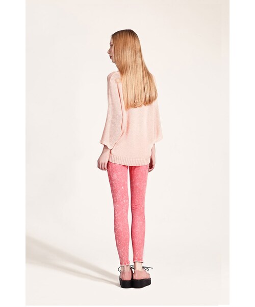 ORENDA（オレンダ）の「很好搭的鏤空垂墜感針織罩衫（トップス・レディース・粉橘/黃/藍/水藍/黑・F）」の3枚目の写真