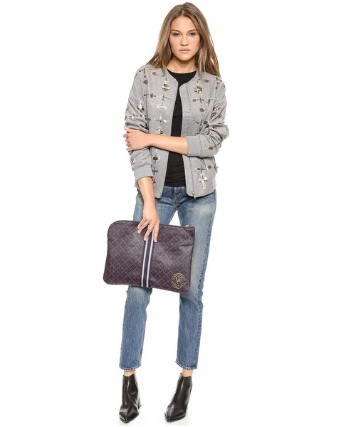 BY MALENE BIRGER（バイマレーネビルガー）の「By Malene Birger Kampy Clutch（クラッチバッグ・レディース・Black/Sea・One Size）」の5枚目の写真