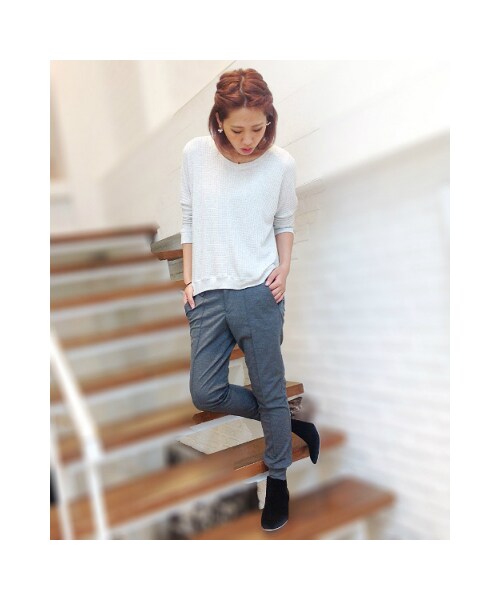 JIMMY TAVERNITI（ジミータヴァニティ）の「カットパンツ（その他・レディース・ブラック/グレー・XS/S/M）」の4枚目の写真