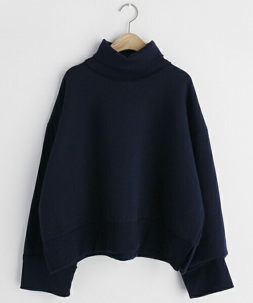 DHOLIC（ディーホリック）の「裏起毛タートルネックスウェット（スウェット・レディース・ホワイト/グレー/ブルー・FREE）」の3枚目の写真