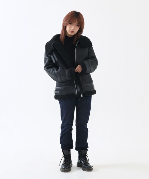 BOYSHE（ボーイシー）の「高密度ニット  ハイネックプルオーバー　ブラック【2 size】（ニット/セーター・レディース・その他）」の14枚目の写真