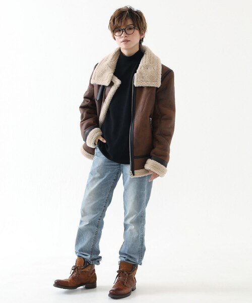 BOYSHE（ボーイシー）の「高密度ニット  ハイネックプルオーバー　ブラック【2 size】（ニット/セーター・レディース・その他）」の4枚目の写真