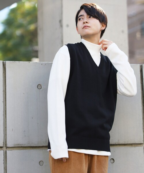 BOYSHE（ボーイシー）の「高密度ニット  ハイネックプルオーバー　オフホワイト【2 size】（ニット/セーター・レディース・その他）」の7枚目の写真