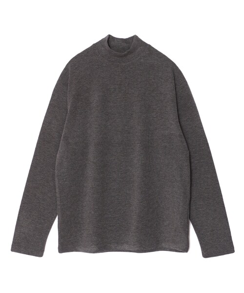 BOYSHE（ボーイシー）の「高密度ニット  ハイネックプルオーバー　チャコールグレー【2 size】（ニット/セーター・レディース・その他）」の11枚目の写真