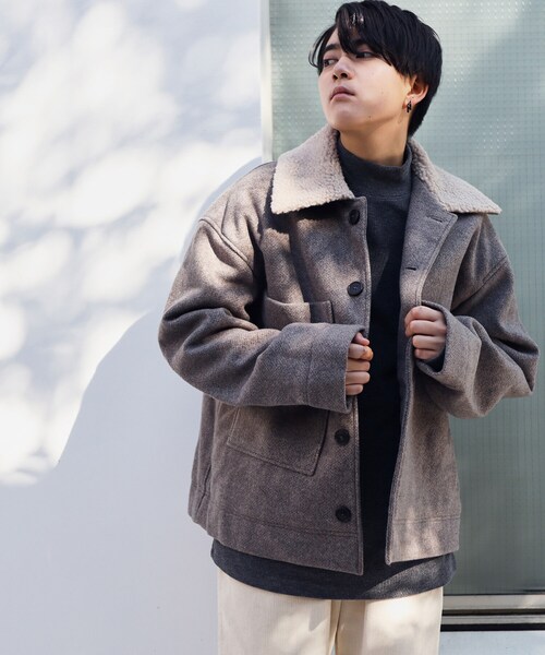 BOYSHE（ボーイシー）の「高密度ニット  ハイネックプルオーバー　チャコールグレー【2 size】（ニット/セーター・レディース・その他）」の10枚目の写真