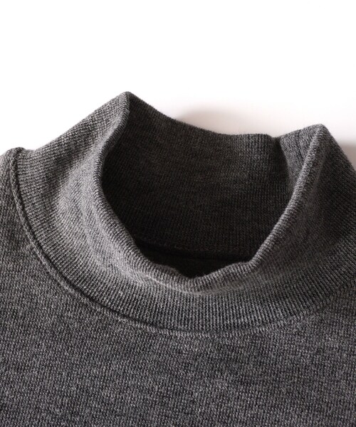 BOYSHE（ボーイシー）の「高密度ニット  ハイネックプルオーバー　チャコールグレー【2 size】（ニット/セーター・レディース・その他）」の12枚目の写真