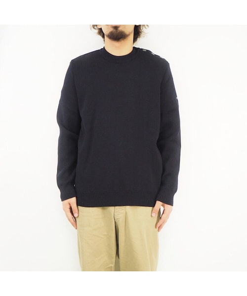 SAINT JAMES（セントジェームス）の「CANCALE［NAVY(NVY)］（ニット