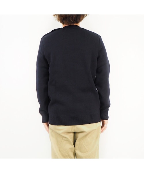 SAINT JAMES（セントジェームス）の「CANCALE［NAVY(NVY)］（ニット/セーター・メンズ・その他）」の5枚目の写真