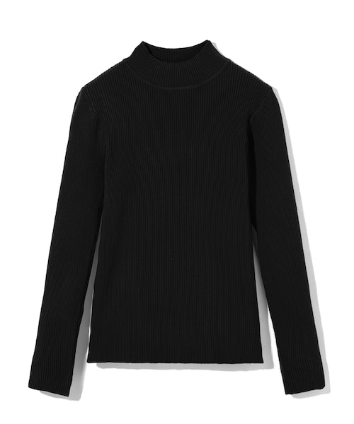 GRL（グレイル）の「ハイネックリブニットトップス（ニット/セーター・レディース・オフベージュ/オフホワイト/ブラウン/ブラック/グリーン/ブルー/ベージュ/モカ/オレンジ/アイボリー・M/S）」の4枚目の写真